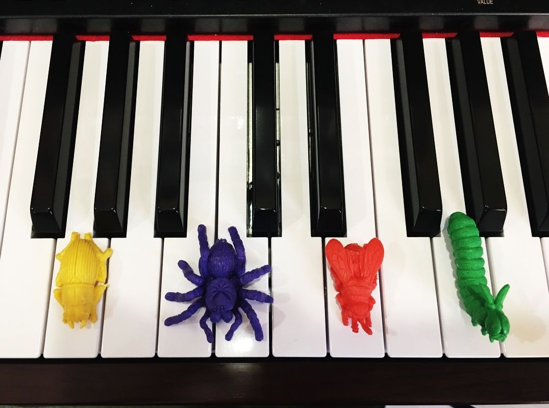 Bugs on a Piano
